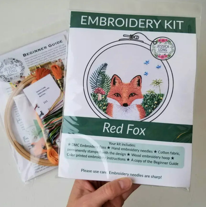 Kit broderie Red Fox