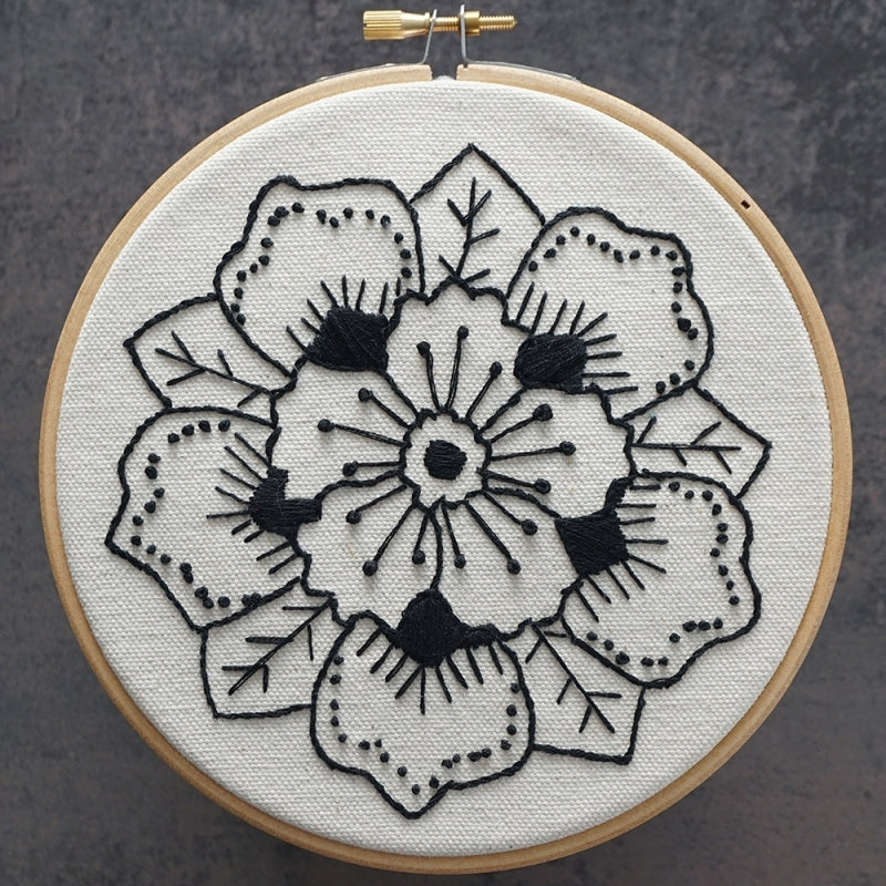 KIT BRODERIE - Black Mandala