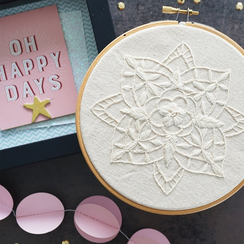 KIT BRODERIE - White Mandala